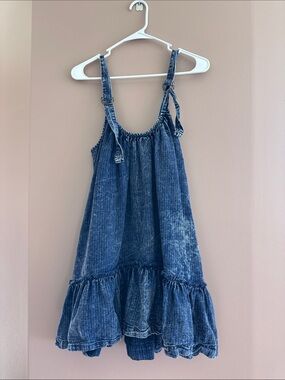 Free People Indigo Denim Dress